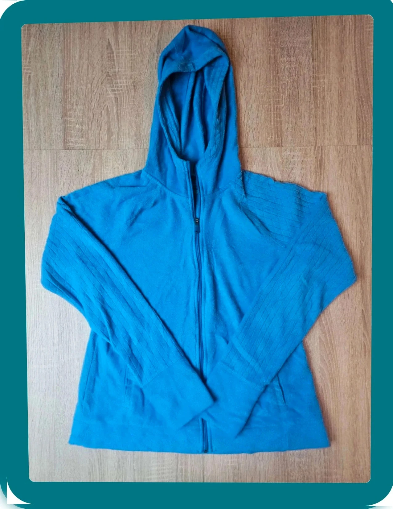 Tek Gear Polaire full Zip bleu Taille m – Capuche
